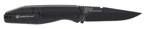 Smith & Wesson Knives 1215357 Special Ops  Full Size 3.40" Folding Drop Point Plain AUS-8A SS Blade Aluminum Handle                                                                                     