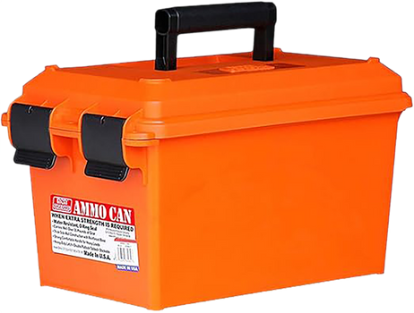 MTM Case-Gard AC35 Ammo Can  Orange Polypropylene                                                                                                                                                       