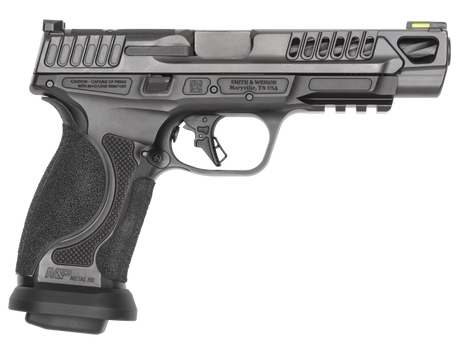 Smith & Wesson 14068 M&P M2.0 Competitor HD 9mm Luger 17+1 5" Overall Black Armornite Stainless Steel Spiral Fluted Barrel, Lightening Cut/Optic Ready/Serrated Slide & Stainless Steel Frame w/Picatinn