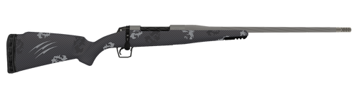 Fierce Firearms TWROG300WIN20GP Twisted Rogue 300 Win 20" Tungsten Cerakote Fluted Threaded Barrel, Drilled & Tapped Steel Receiver, LR Negative Comb Phantom Camo Carbon Fiber Stock                   