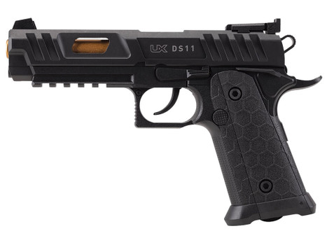 Umarex USA 2252128 DS11 CO2 177 BB 18+1 Bronze Barrel, Black Polymer Frame w/Picatinny Rail, Black Polymer Grips