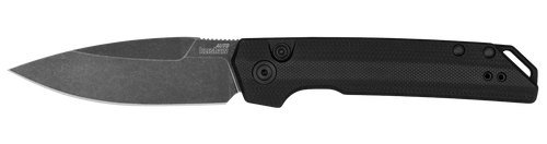 Kershaw 7038G10 Launch Iridium Automatic 3.45" Folding Plain Black Oxide Blackwash CPM MagnaCut Steel Blade, Black Anodized Aluminum/G10 Handle                                                         