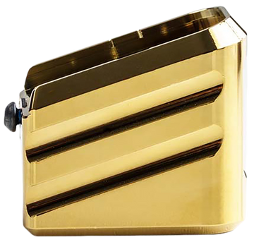 Cross Armory CRG+0MEG17GD Magazine Extension  Fits Glock 17/22/31 Gen 1-5 Gold Aluminum                                                                                                                 