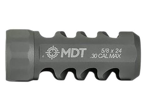 Mdt Sporting Goods Inc 109154RTI Hunt Brake Black Titanium 5/8"x24 Threads 30Cal