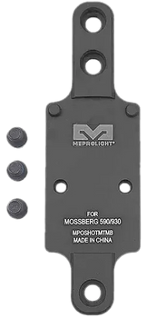 Meprolight USA 901141042 Optics Plate Shotgun Matte Black Aluminum Mossberg 930/590, RMR Footprint                                                                                                      