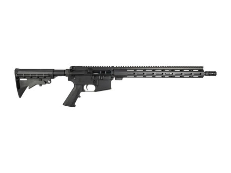 One Horse LLC OH-15 300 Blackout 30+1 16" Black Threaded Barrel, Black Receiver w/Picatinny Rail, M-LOK Handguard, One Horse M4 6 Position Black Polymer Stock, Black A2 Grip, A2 Flash Hider