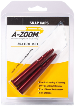 A-Zoom 12226 Rifle Snap Cap 303British 2Pack                                                                                                                                                            