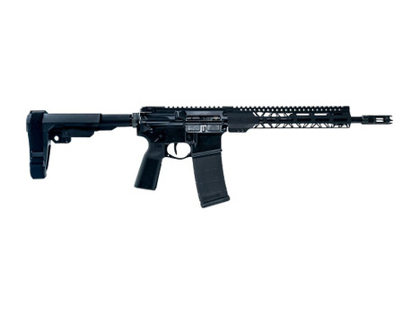 Faxon Firearms FXPRO6A125GA1075 Pro 6mm ARC 10+1 12.50" Black Nitride Match Grade Threaded Barrel, Black Aluminum Receiver w/Picatinny Rail, M-LOK Handguard, Black SB Tactical SBA3 Brace, Ergonomic G