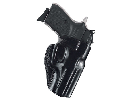Galco SG800B Stinger OWB Black Leather Compatible w/ Glock 43/43X/Taurus GX4/Springfield Hellcat Belt Loop Mount Right Hand