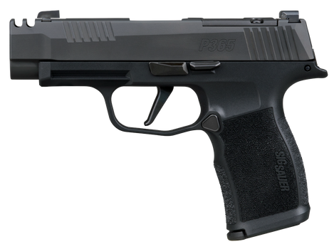 Sig Sauer 365XL380COMPMS P365XL  380 ACP 12+1 3.10" Black Ported Barrel, Black Nitron Stainless Steel Optic Cut/Ported/Serrated Slide, Black Stainless Steel Frame w/Picatinny Rail, Textured Grip, SIG-