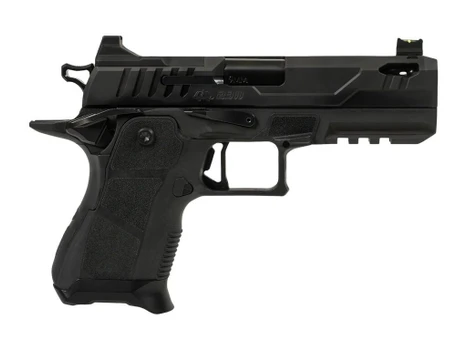 Oa Defense 2311 Pro Compact Frame 9mm Luger 15+1 4.25" Ported Barrel, DLC Black Steel Optic Ready/Serrated Slide, Black Aluminum Frame w/Picatinny Rail, Black Polymer Grip, Ambidextrous
