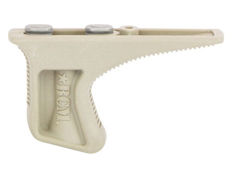 BCM KAGKMFDE BCMGunfighter Kinesthetic Angled Grip Made of Polymer With Flat Dark Earth Textured Finish for KeyMod Rail
