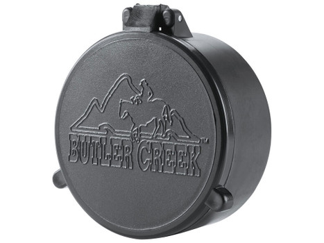 Butler Creek 30470 Flip-Open Objective Scope Cover 62.50mm Obj. Size 47 Black Polymer