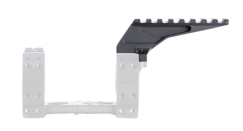 Seekins Precision 0010650162-F X-Cap Diving Board Top Rail Black Compatible w/ 8X Cap                                                                                                                   