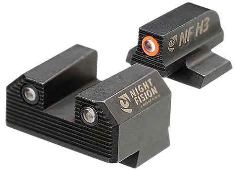 Night Fision CNK029187250OGZG Mete SF Stealth Orange Tritium Rear Black Frame Fits Canik                                                                                                                