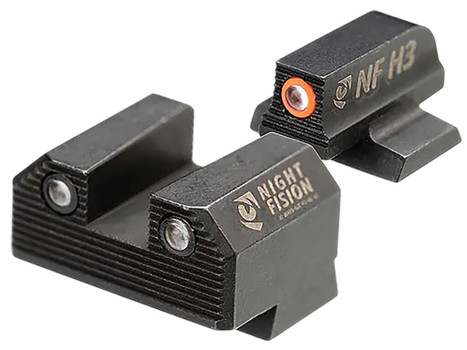 Night Fision CNK029187250OGZG Mete SF Stealth Orange Tritium Rear Black Frame Fits Canik