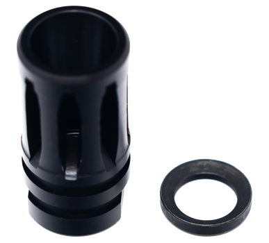 Faxon Firearms FFMD762A2  A2 Flash Hider Black Nitride 5/8"x24 Threads 30 Cal                                                                                                                           