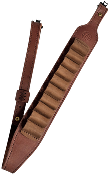 1791 Gunleather HNTAS12BRWA Hunt Ammo Sling Oiled Brown Leather 32" to 37" OAL Shotgun                                                                                                                  