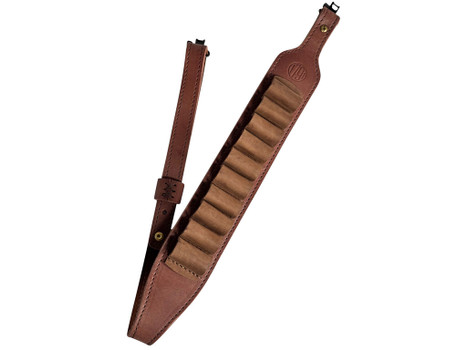1791 Gunleather HNTAS12BRWA Hunt Ammo Sling Oiled Brown Leather 32" to 37" OAL Shotgun