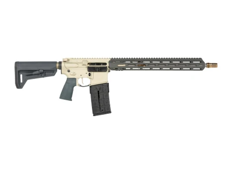 Q LLC Sugar Weasel *CA Compliant 300 Blackout 10+1 16" Clear Anodized Cerakote Aluminum Receiver w/Picatinny Rail, M-LOK Handguard, CMOE SL-K Black Polymer Stock, Black Polymer Grip
