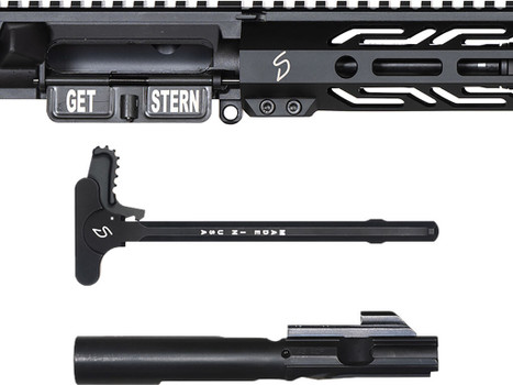 Stern Defense 015SD8INCHMOD5MLOK6INC 45ACP 6" Black Melonite Barrel Aluminum Anodized Receiver