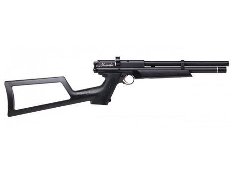 Benjamin BP2220 Marauder Pistol Kit PCP 22 Pellet 8rd Black Shrouded Barrel, Black Synthetic Stock