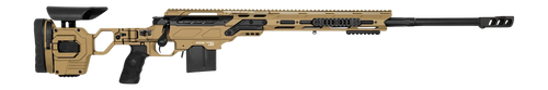 Cadex Inc CDX30LITE30824BR20I2F1 CDX-30 Lite 308 Win 10+1 24" Black DLC Fluted Threaded Barrel, Hybrid Tan Cerakote Receiver w/Picatinny Rail, M-LOK Handguard, Adjustable Folding Hybrid Tan Buttstock,