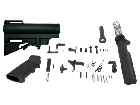 Dpms Panther Arms DP51655159027 Car Blade Lower Build Kit Pistol AR-15 Black