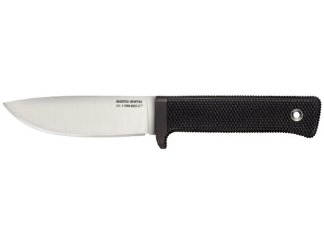 Cold Steel 36JSK Master Hunter 4.50" Fixed Plain Drop Point VG-1 San Mai III Blade/Black Kray-Ex Handle