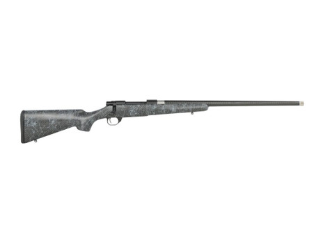Howa HCE65PRCGW 1500 Carbon Elevate 6.5 PRC 4+1 24" Wrapped Carbon Fiber Threaded Barrel, Blued Drilled & Tapped Steel Receiver, Fixed Stocky's Black w/Gray Webbing Carbon Fiber Stock, Right Hand