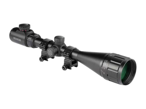 Konus 7349 Fighter 4-16x50mm Illuminated BDC Reticle, Includes Rings