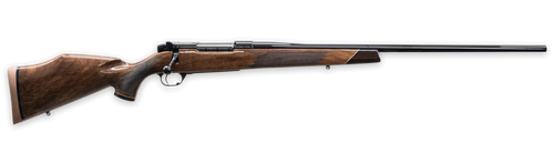 Weatherby MDX01N25RWR4O Mark V Deluxe 25 WBY RPM 4+1 24" High Gloss Blued Non-Threaded Barrel, High Gloss Blued Steel Drilled & Tapped Receiver, Gloss Walnut Fixed  Stock, Right Hand                  