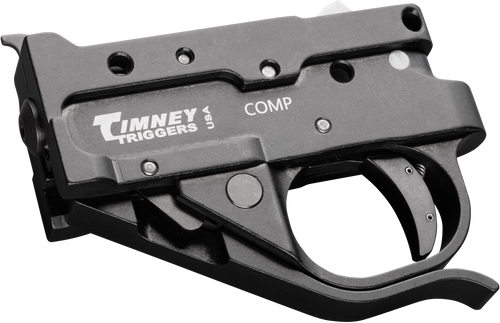 Timney Triggers 10221CCOMP Replacement Trigger  Compact Black/Black Drop-In Fits Ruger 10/22                                                                                                            