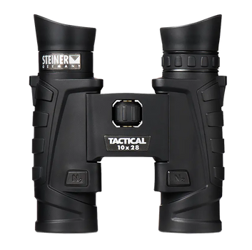 Steiner 2004 T1028 Tactical 10x28mm Roof Prism, Fast-Close Focus, Black Makrolon w/Rubber Armor                                                                                                         