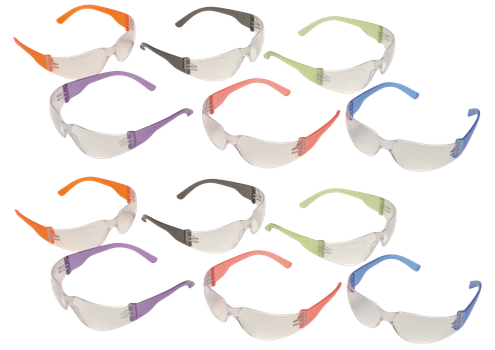Pyramex S4110SMP Intruder Glasses Adult Clear Lens Anti-Scratch Polycarbonate 12 Pair                                                                                                                   