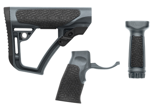 Daniel Defense 2810206145012 OEM  Collapsible Daniel Defense Tornado Polymer, Front & Pistol Grip, for AR-Platform with Mil-Spec Receiver Extension (Tube Not Included)                                 