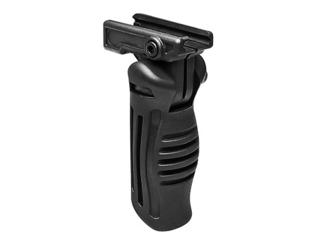 NcStar AARFVG Folding Verticle Grip Ergonomic Black Polymer