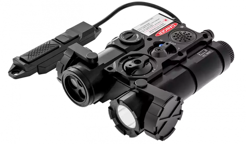 AGM Global Vision WLAD-CLA1-B1 WLAD 1B  Black Green Laser & IR Pointer/Illuminator Coaxial Dual Laser White LED 300 Lumen                                                                               