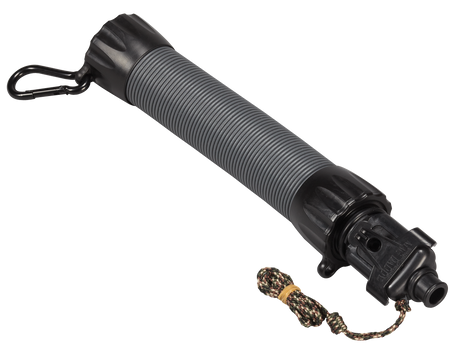 Wayne Carlton's Calls 70374 Qwik Bugle Mac Daddy Combo Tube Call Attracts Elk Black Plastic                                                                                                             