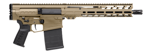 CMMG 33A9E0C-CT Dissent Mk3 8.6 Blackout 20+1 12.50" Black Nitride Threaded Barrel, Coyote Tan Cerakote Aluminum Receiver w/Picatinny Rail, M-LOK Handguard, Rear Picatinny Rail, CMMG Zeroed Grip, Ambi