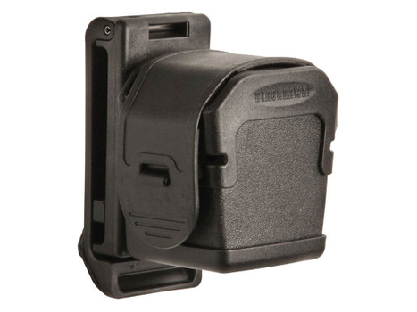 Blackhawk 44A890BK Taser Cartridge Holder Fits Taser X26/X26P Duty Holster Black Polymer Belt Loop Mount