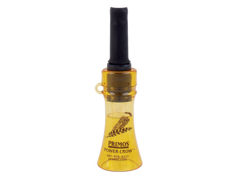 Primos 330 Power Crow Open Call Crow Sounds Attracts Crow/Turkey Black/Yellow Plastic