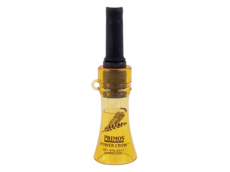 Primos 330 Power Crow Open Call Crow Sounds Attracts Crow/Turkey Black/Yellow Plastic
