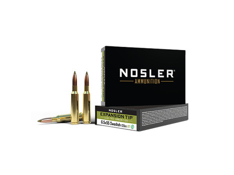 Nosler 40015 6.5x55Swedish 120gr Expansion Tip 20 Per Box/10 Case