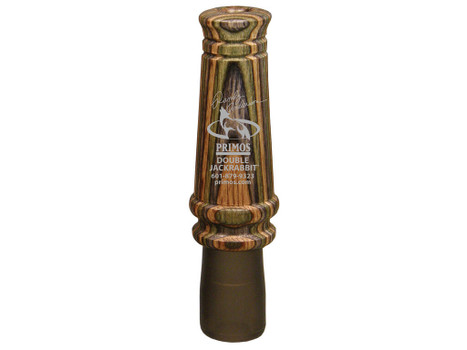 Primos 366 Randy Anderson Double Jackrabbit Open Call Double Reed Rabbit Sounds Attracts Predators Multi Color Laminated Wood