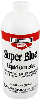 Birchwood Casey 13432 Super Blue Liquid 32 oz. Bottle                                                                                                                                                   