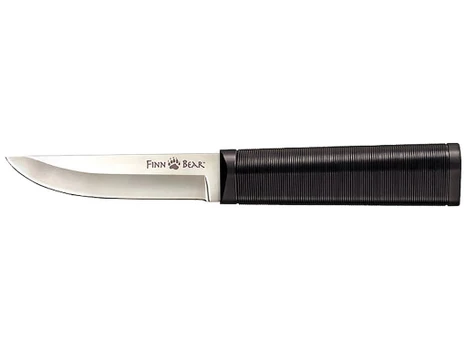 Cold Steel 20PC Finn Bear 4" Fixed Plain 4116 Stainless Steel Blade/Black Polypropylene Handle