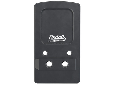 Foxtail Precision 100015 Rear Sight Dovetail Optic Adapter Plate for non MOS Glock Black Anodized Glock Non MOS