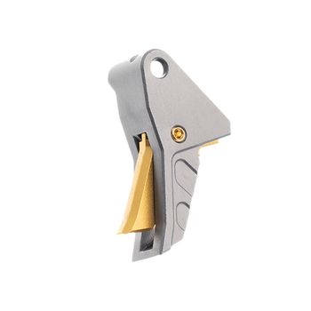 Tyrant CNC TDECHETRIGGREY/GOLD I.T.T.S Trigger Grey/Gold Fits Springfield Echelon                                                                                                                       