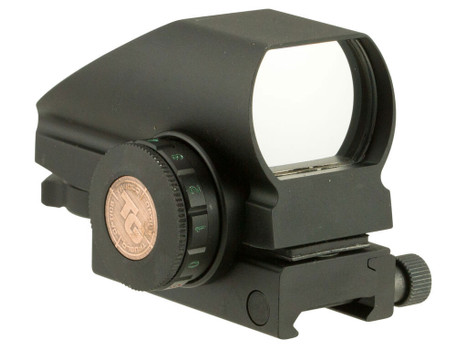 Truglo TG8380BN Tru-Brite 1x 34mm Illuminated 4 Pattern Red/Green CR2032 Lithium Black Matte